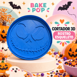 Cortador rostro esqueleto 12cm