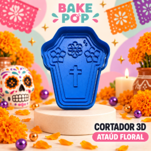 cortador ataud floral 12 cm