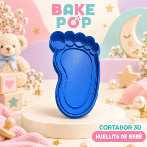 cortador huellita bebe 12 cm