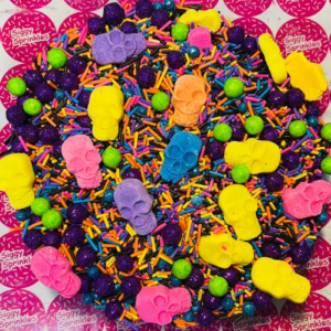 calaveras halloween fluorecentes 100 g